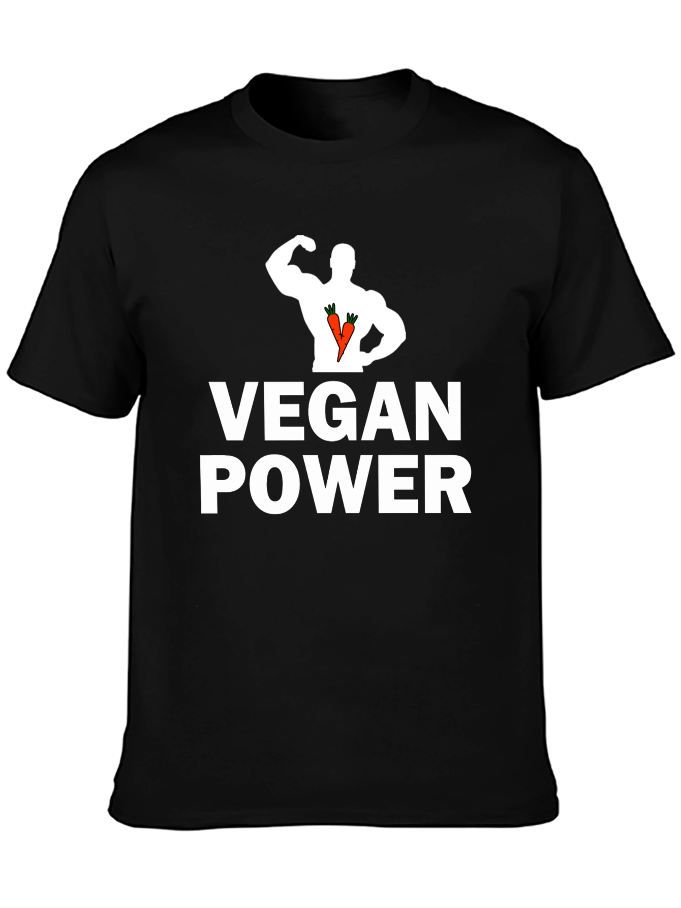 Vegan Power T-Shirt - Strong & Healthy Lifestyle Tee
