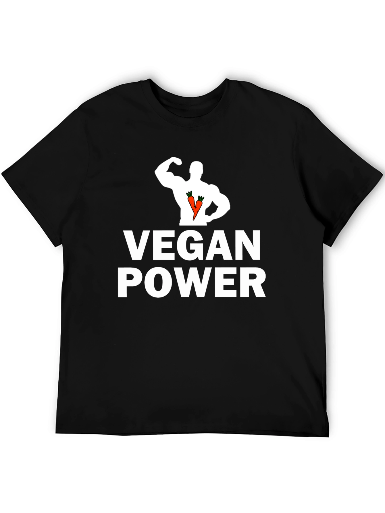Vegan Power T-Shirt - Strong & Healthy Lifestyle Tee