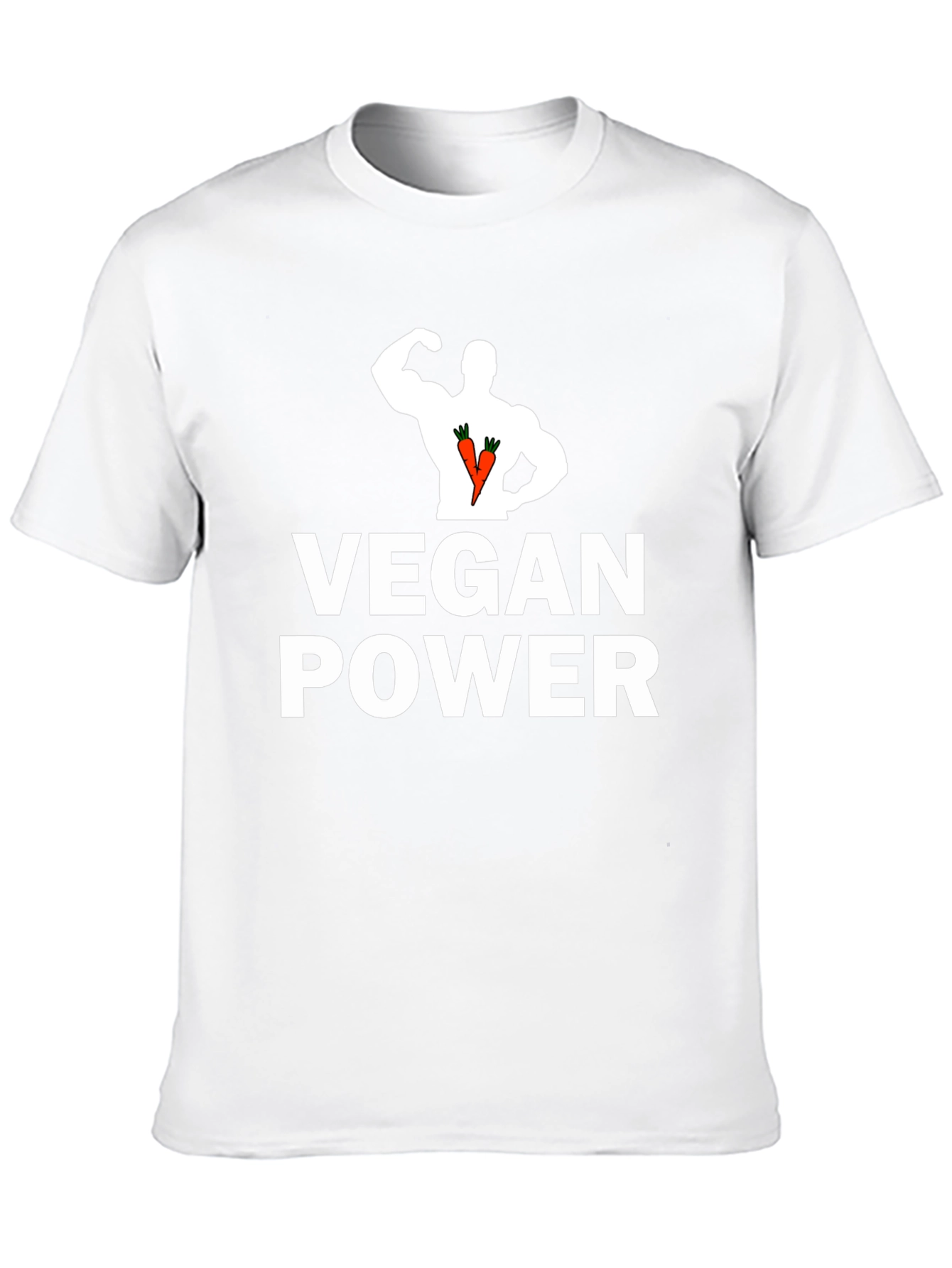 Vegan Power T-Shirt - Strong & Healthy Lifestyle Tee