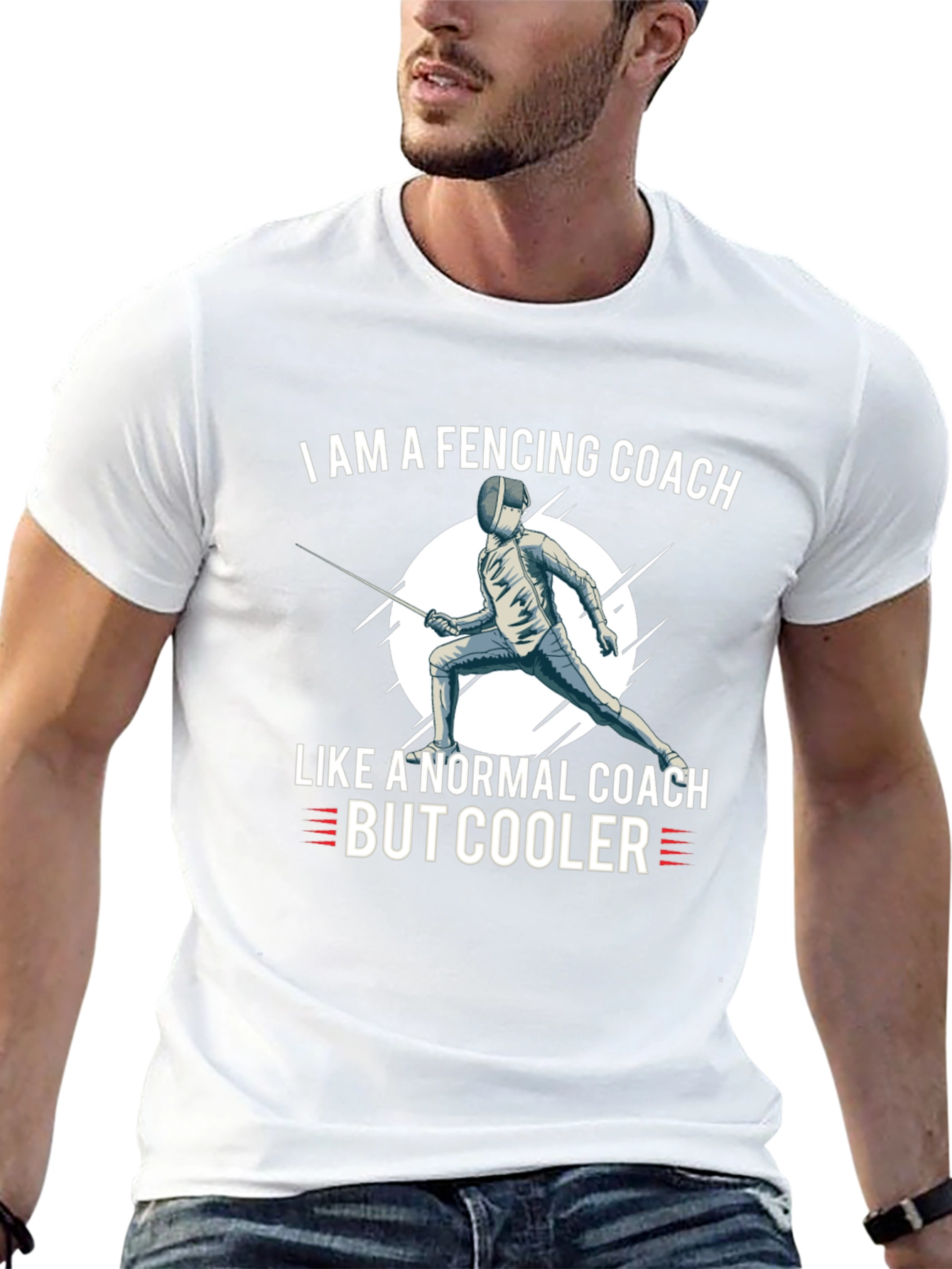 Fencing Coach T-Shirt: Normal Coach But Cooler!