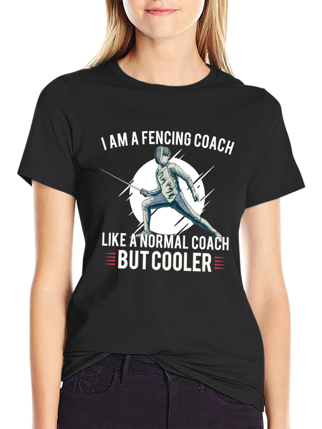 Fencing Coach T-Shirt: Normal Coach But Cooler!