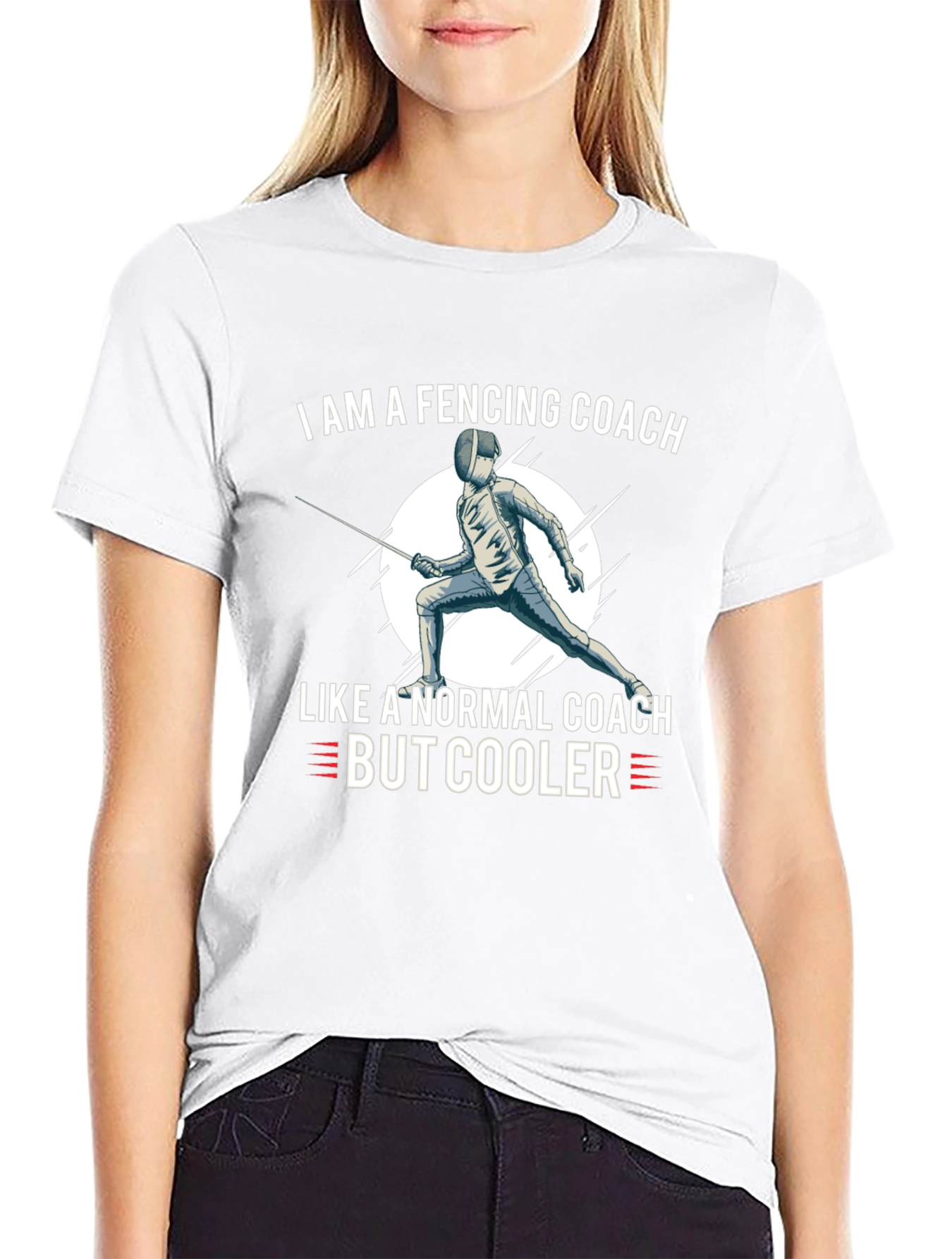 Fencing Coach T-Shirt: Normal Coach But Cooler!