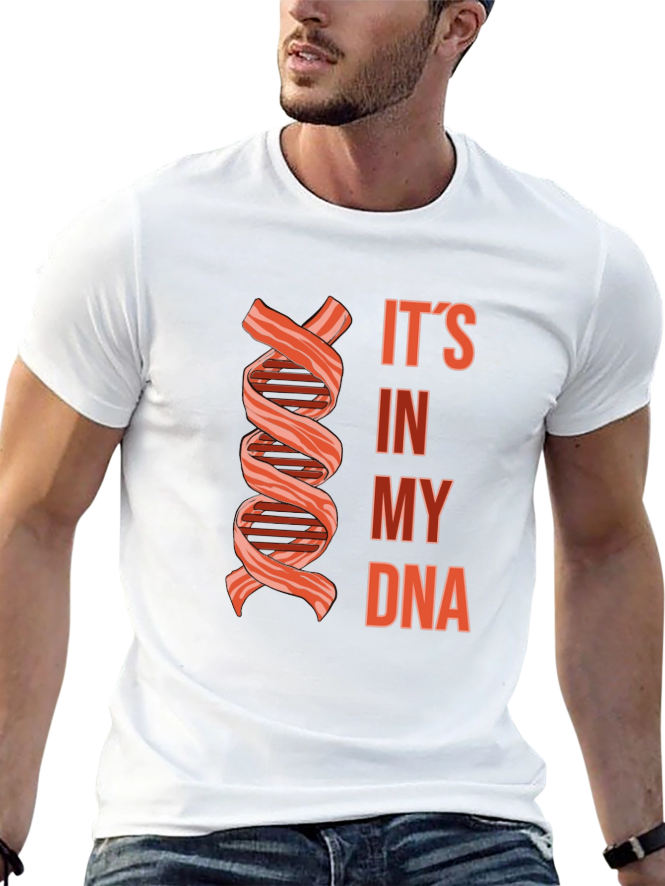 Bacon DNA T-Shirt - Funny Foodie Graphic Tee