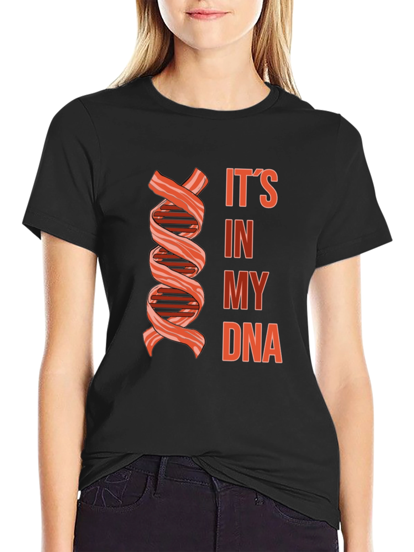 Bacon DNA T-Shirt - Funny Foodie Graphic Tee
