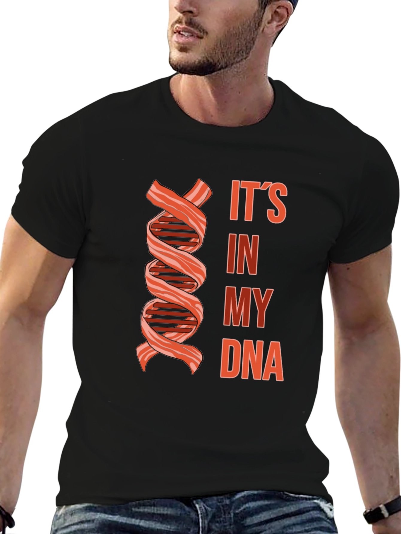 Bacon DNA T-Shirt - Funny Foodie Graphic Tee