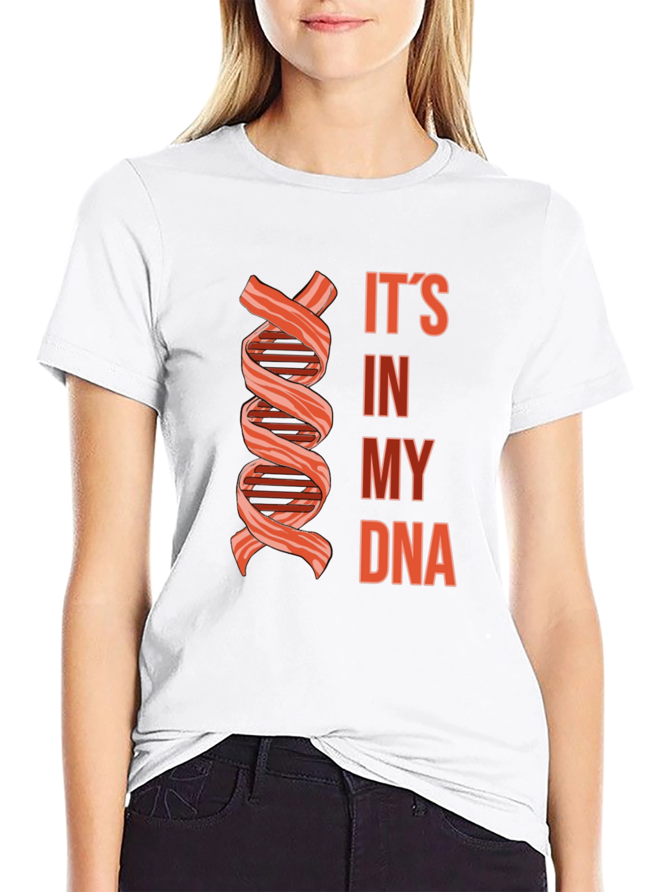 Bacon DNA T-Shirt - Funny Foodie Graphic Tee