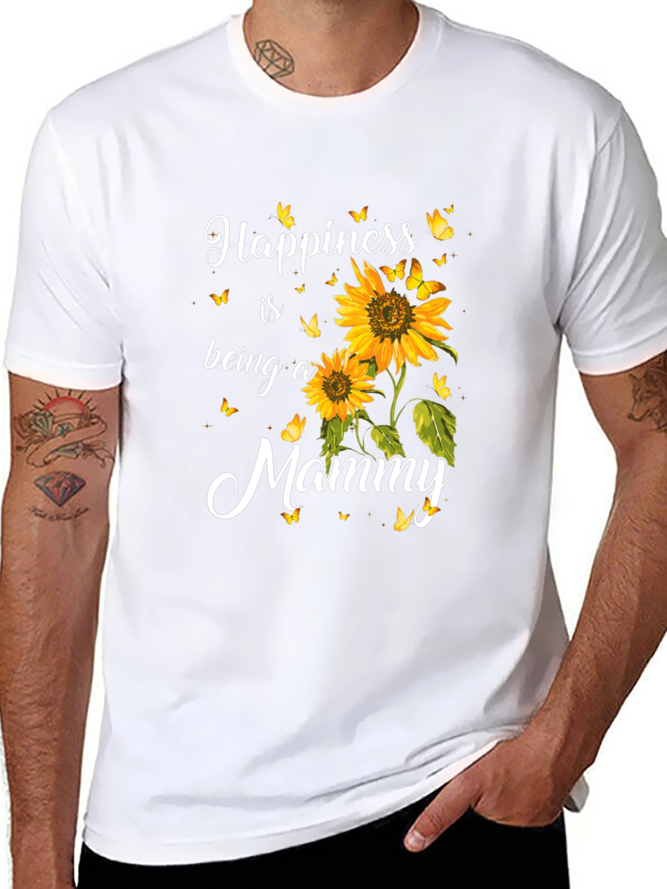 Happiness is Being a Mommy Sunflower T-Shirt