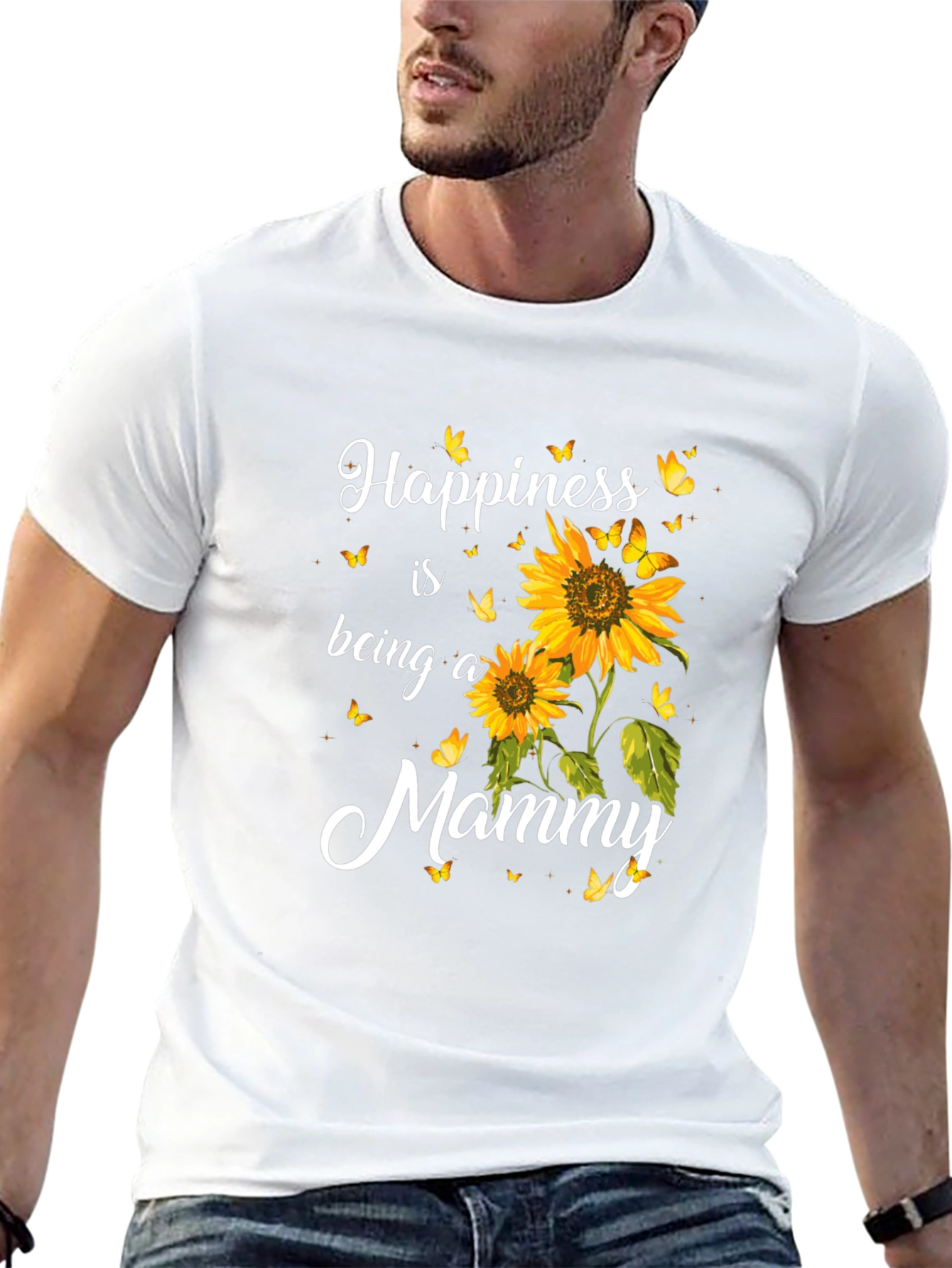 Happiness is Being a Mommy Sunflower T-Shirt