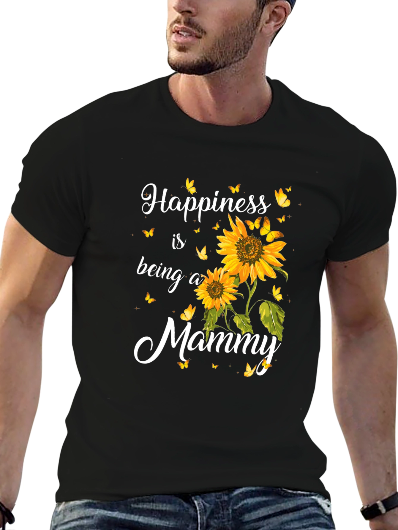 Happiness is Being a Mommy Sunflower T-Shirt