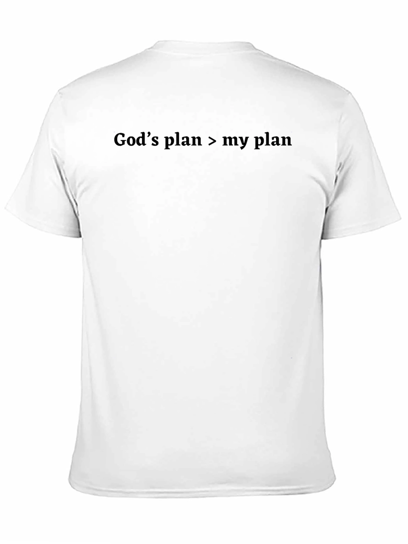 Gods Plan Graphic Tee - Faith Inspired T-Shirt