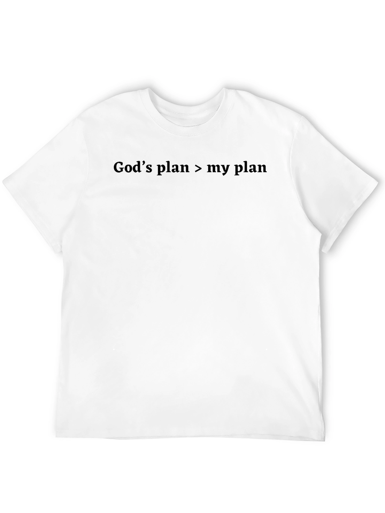 Gods Plan Graphic Tee - Faith Inspired T-Shirt