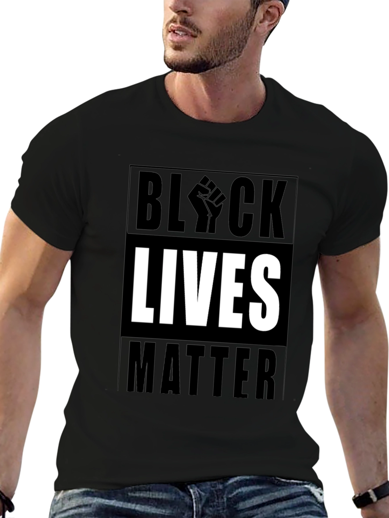 Black Lives Matter Graphic Tee - Mens