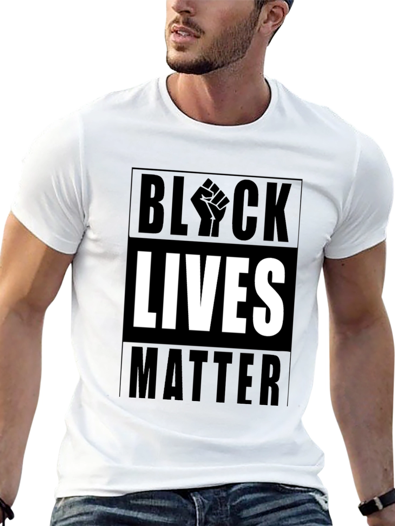 Black Lives Matter Graphic Tee - Mens