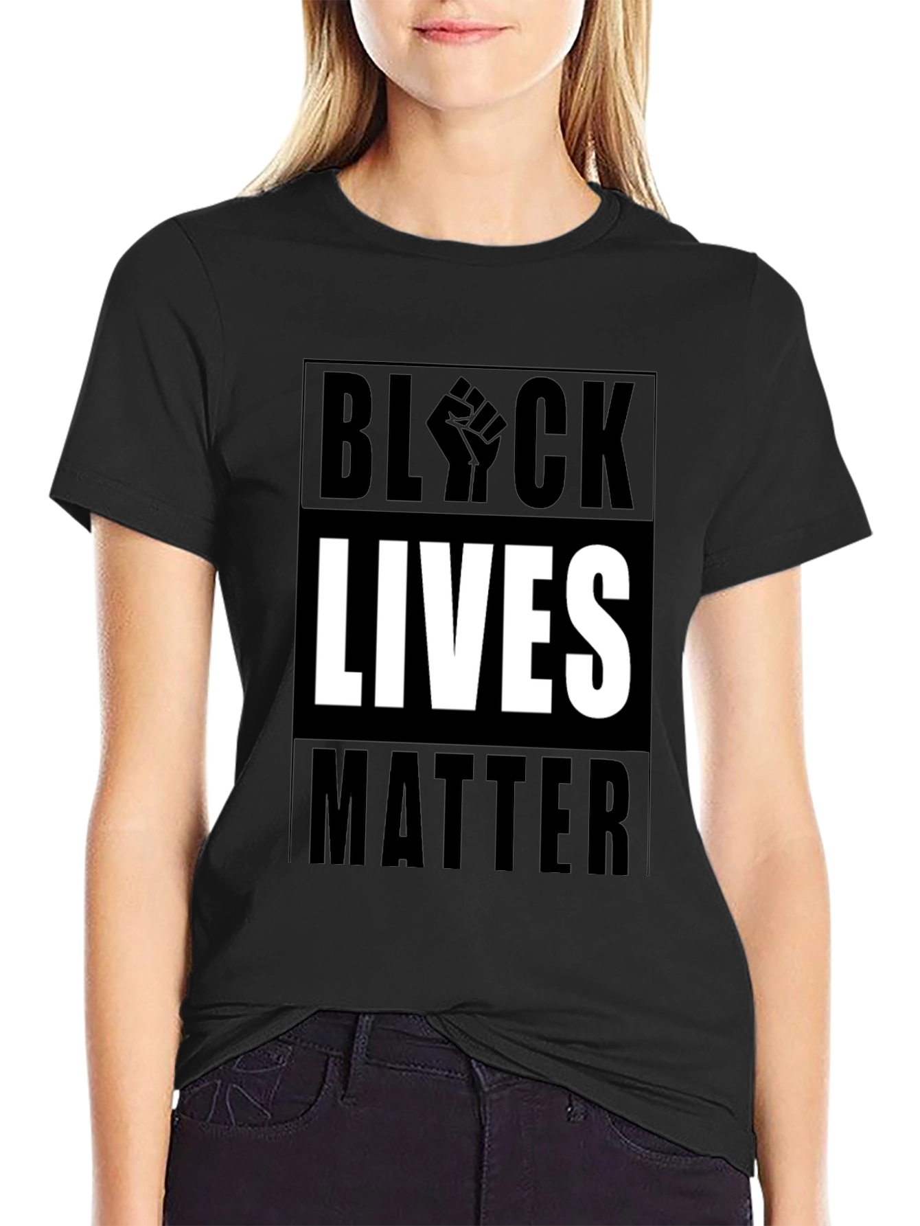 Black Lives Matter Graphic Tee - Mens