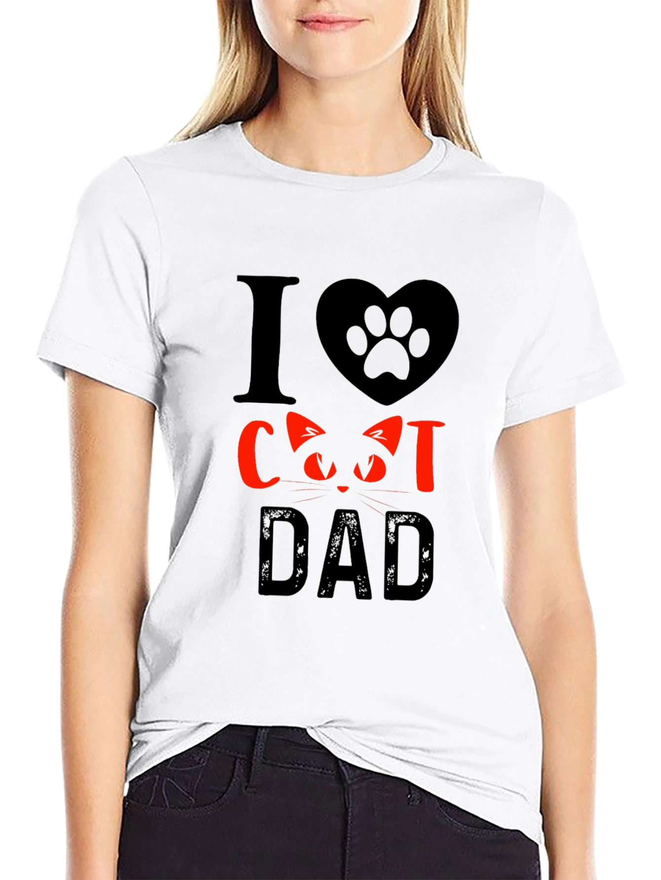 I Love Cat Dad T-Shirt