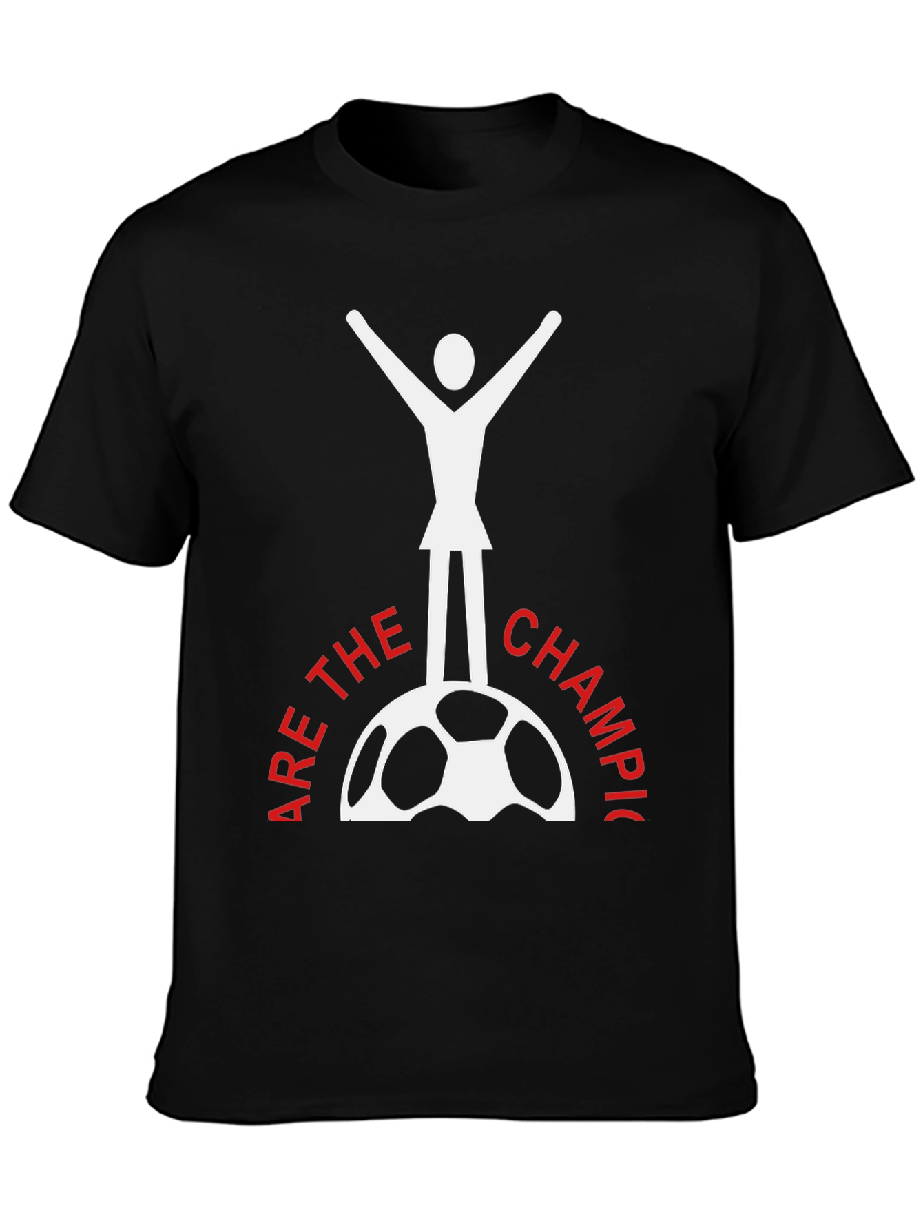 Champions Soccer T-Shirt - Black Tee