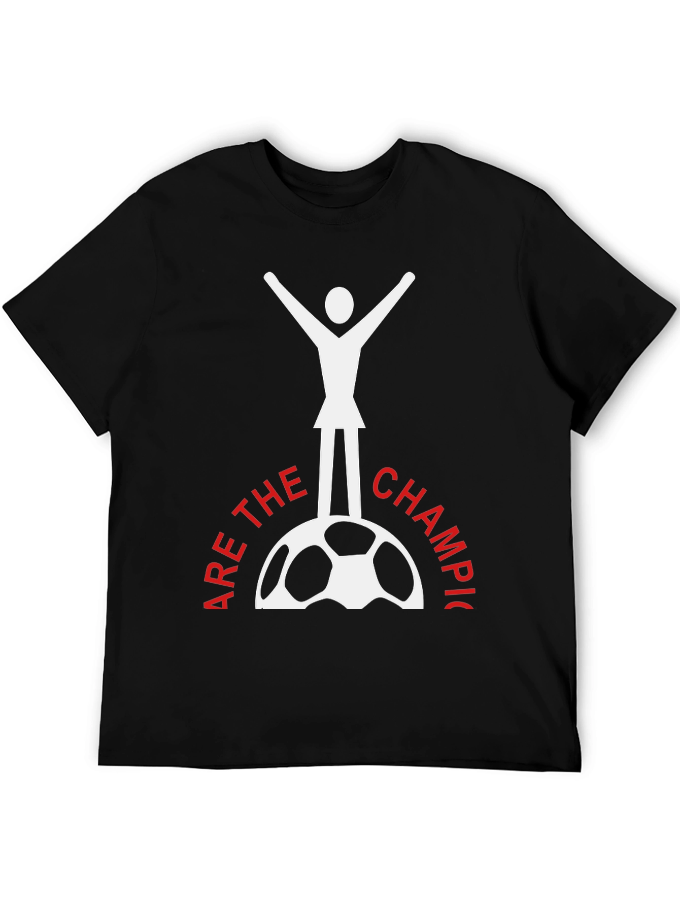 Champions Soccer T-Shirt - Black Tee