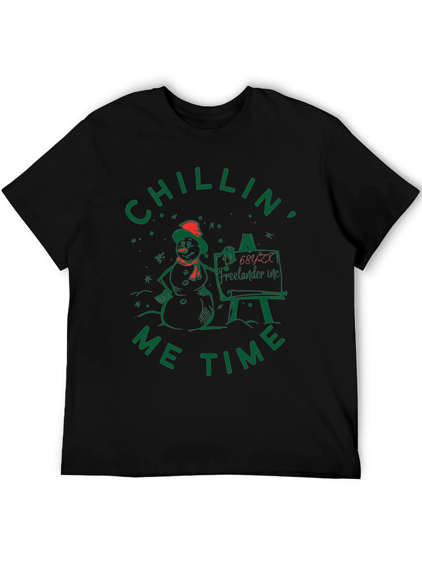 Chillin Me Time Snowman T-Shirt