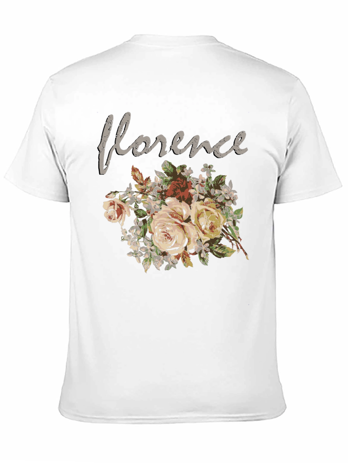 Florence Floral Graphic T-Shirt - Black