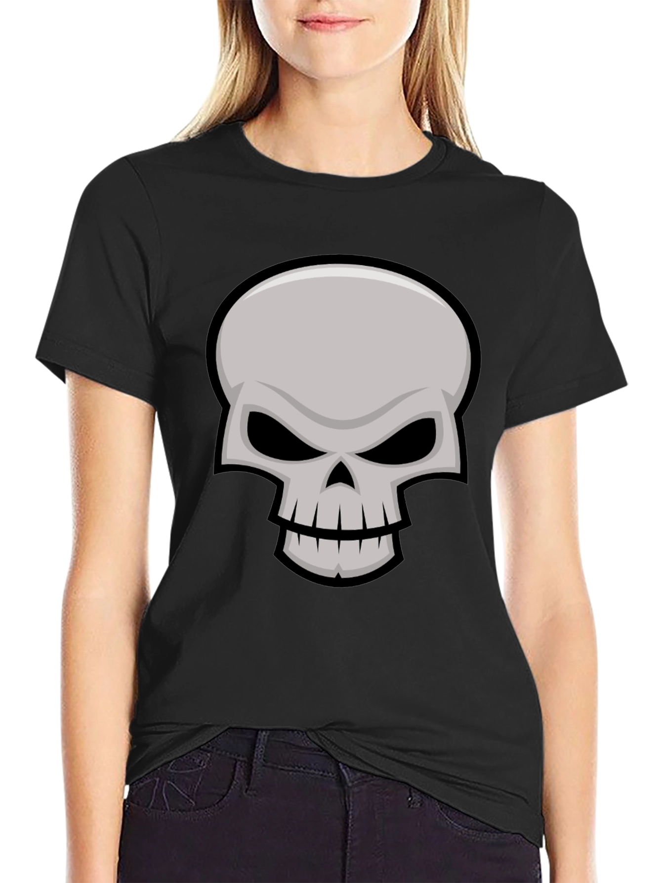 Skull Graphic Black T-Shirt