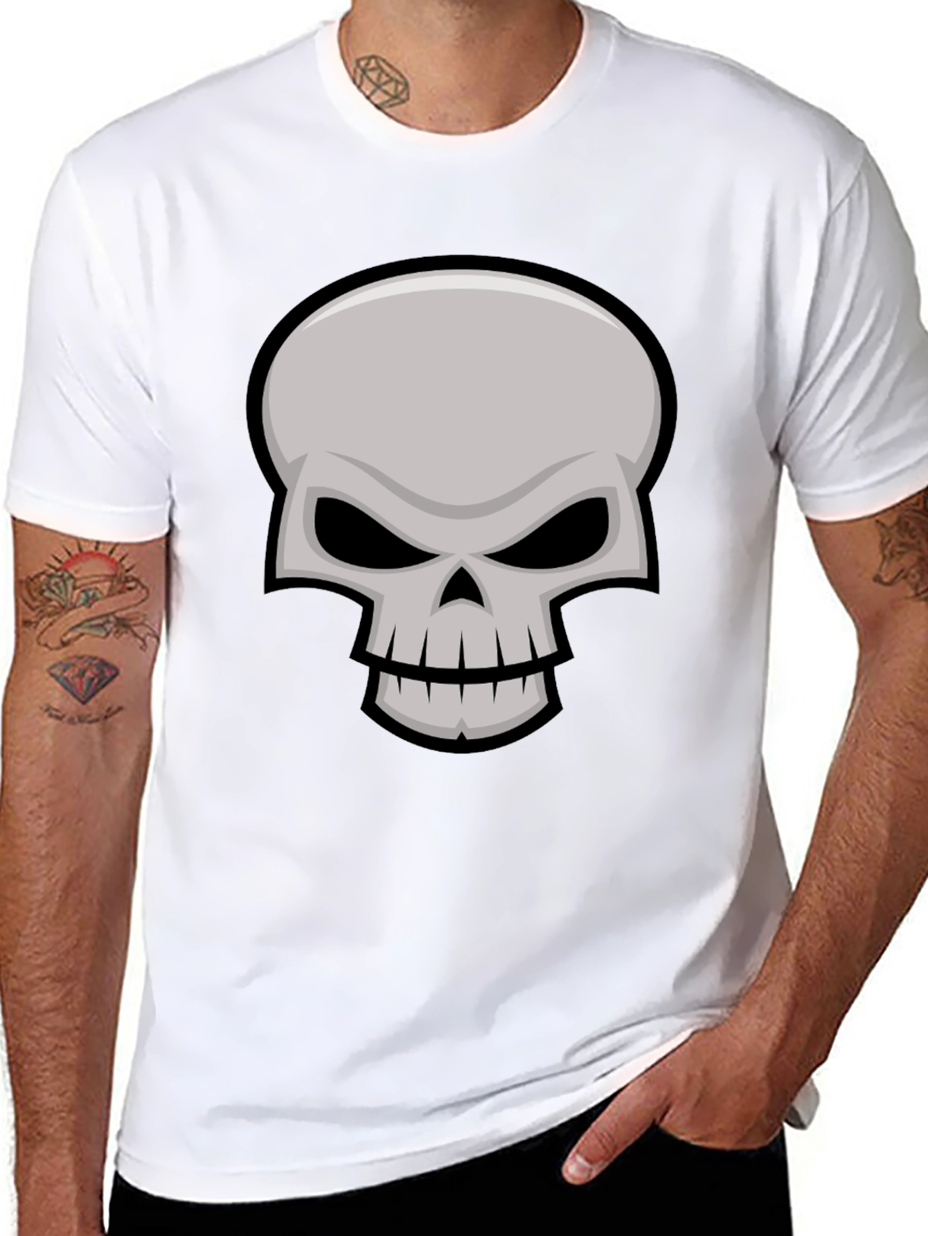 Skull Graphic Black T-Shirt