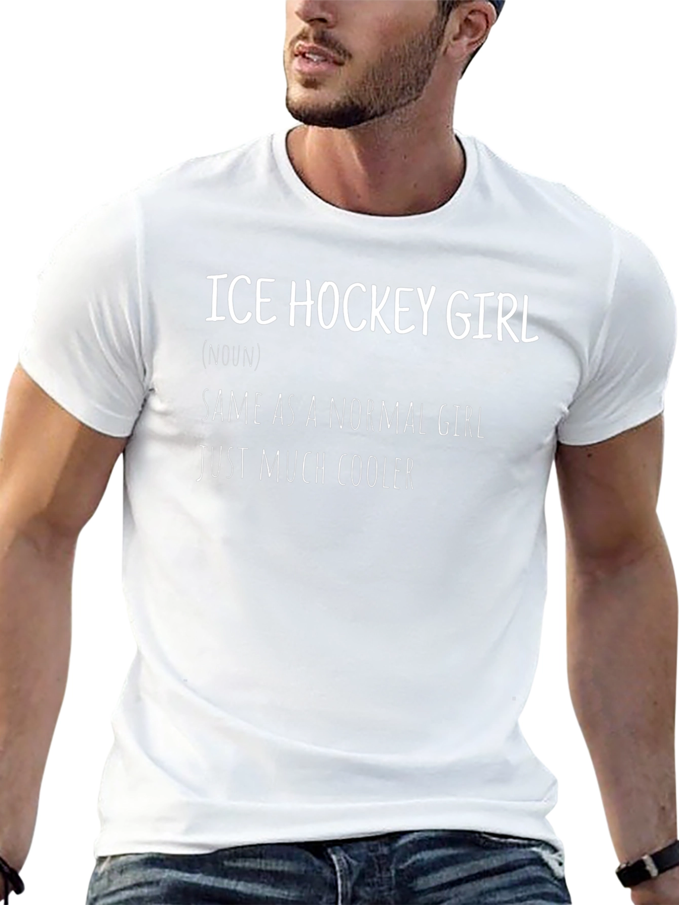 Ice Hockey Girl T-Shirt - Cool & Sporty