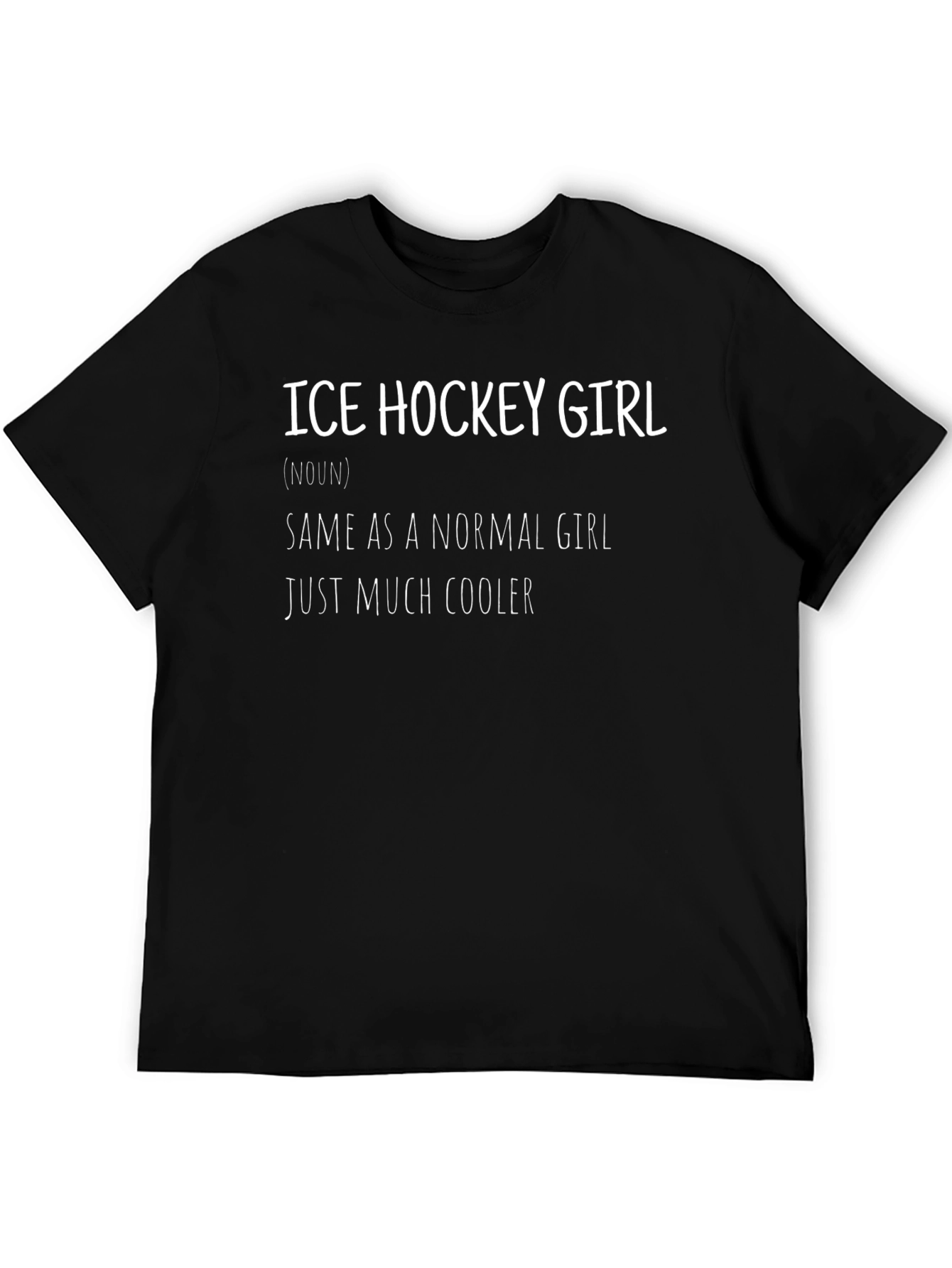 Ice Hockey Girl T-Shirt - Cool & Sporty