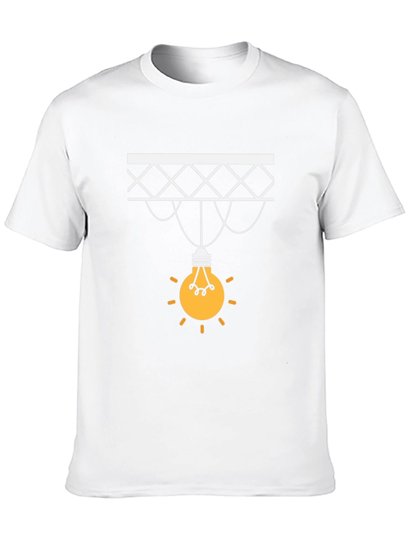 Illuminating Idea Tee - Black Graphic Print Shirt