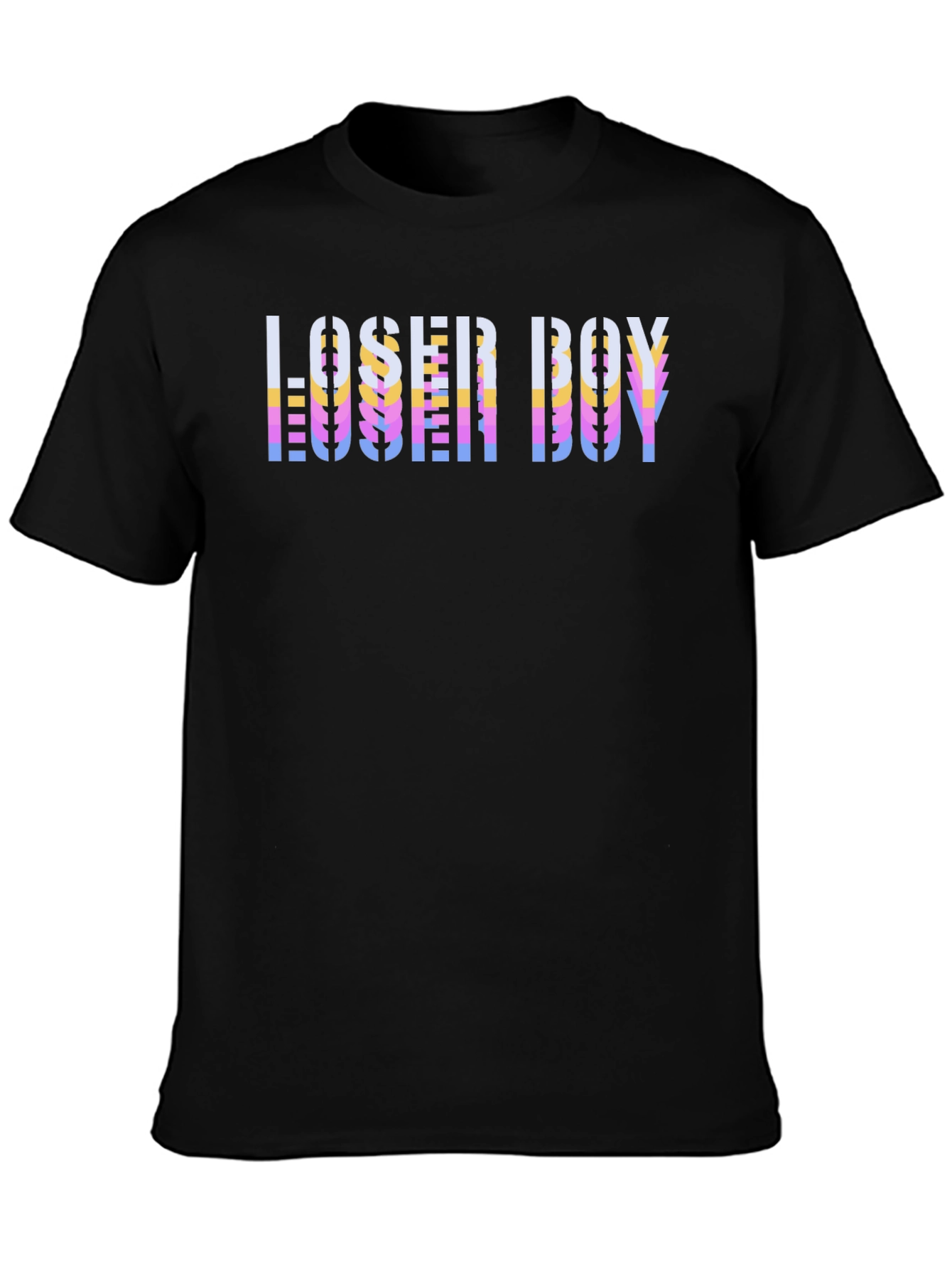 Loser Boy Graphic Print Crew Neck T-Shirt
