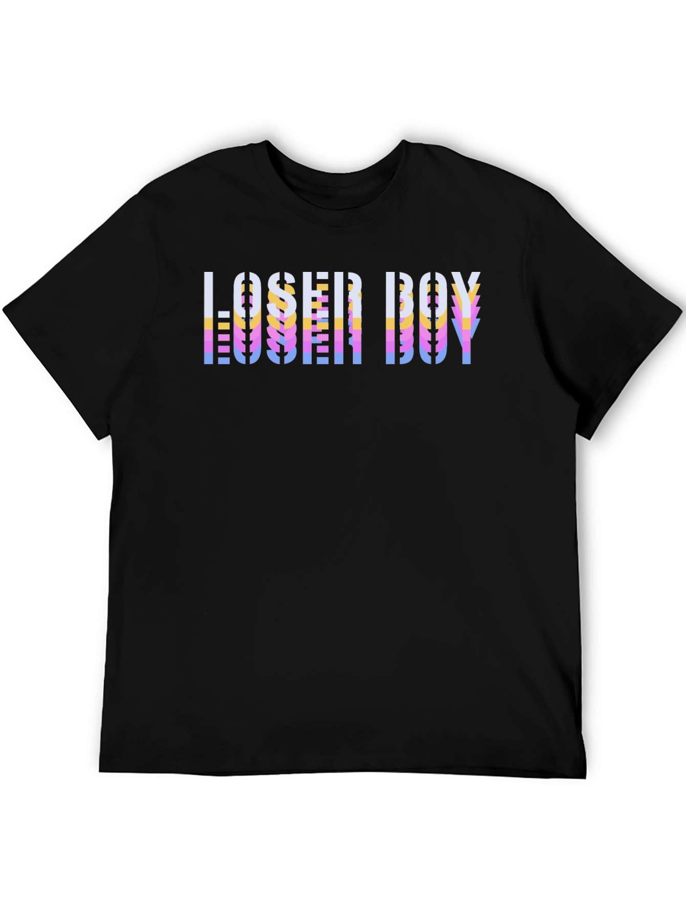 Loser Boy Graphic Print Crew Neck T-Shirt