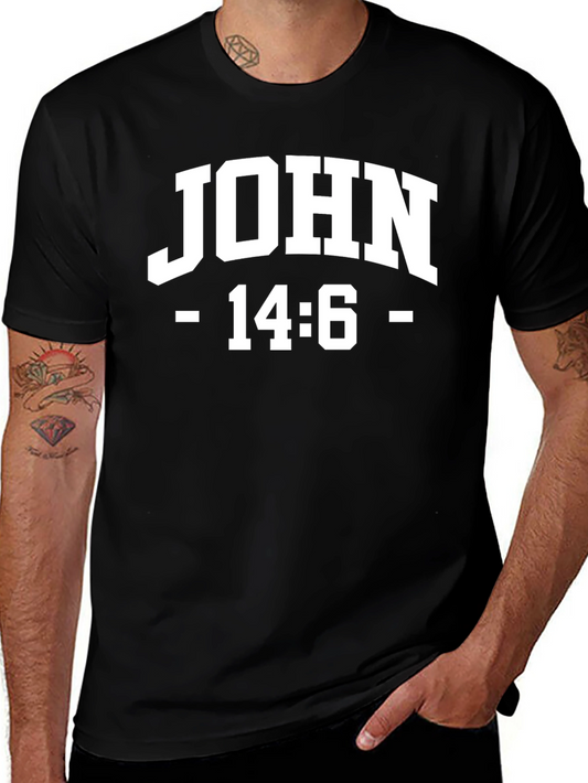 John 14:6 Graphic T-Shirt - Religious Christian Tee