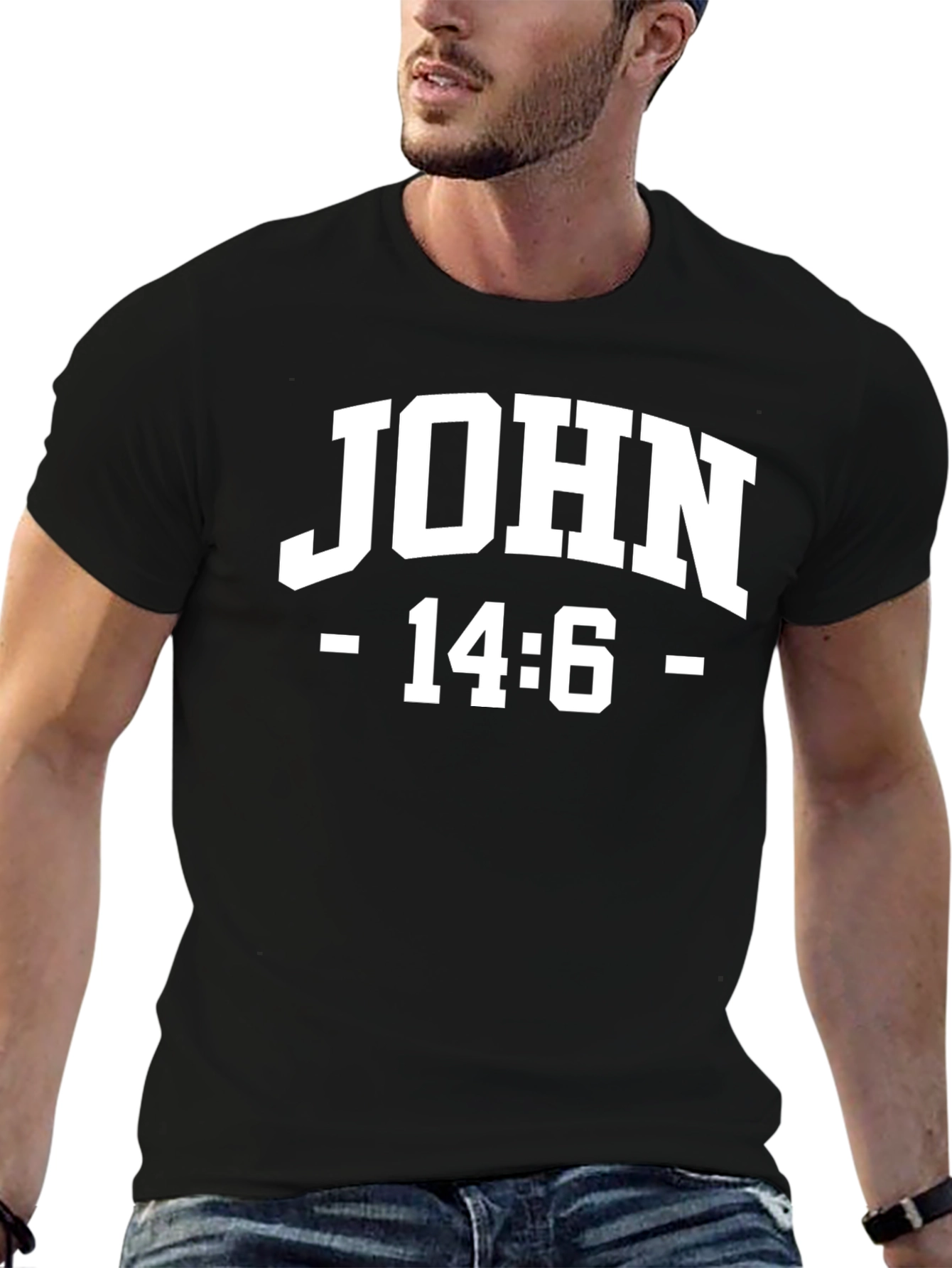 John 14:6 Graphic T-Shirt - Religious Christian Tee