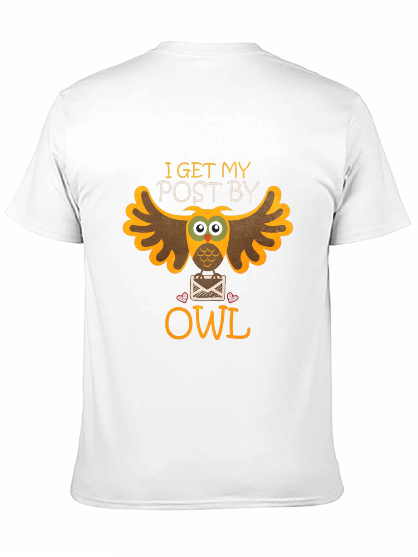 I Get My Post By Owl Graphic Tee