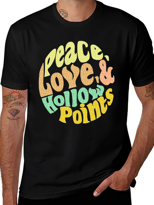 Peace Love & Hollow Points Graphic Tee