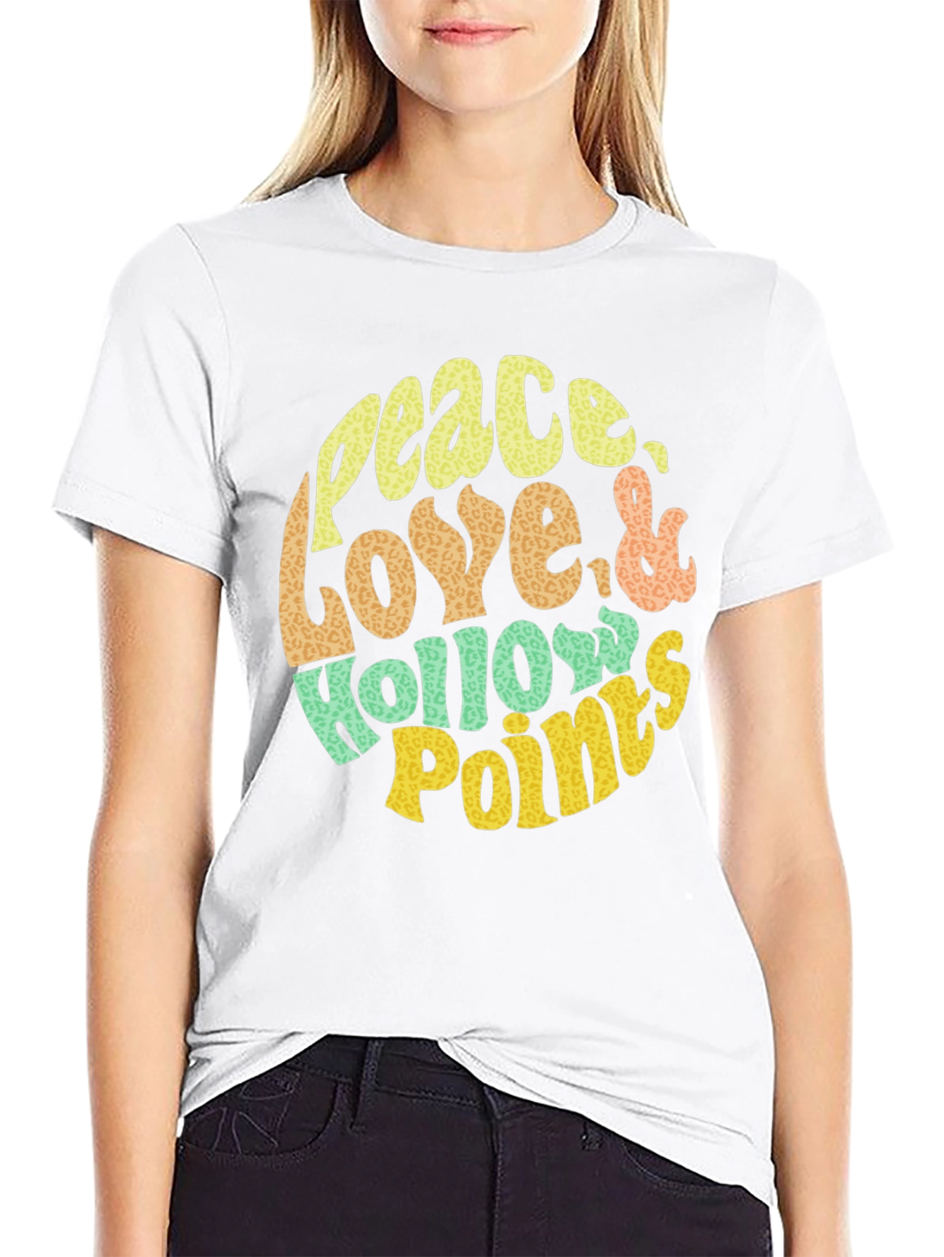 Peace Love & Hollow Points Graphic Tee