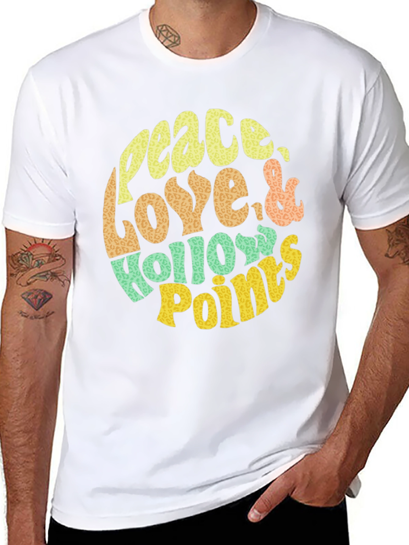 Peace Love & Hollow Points Graphic Tee