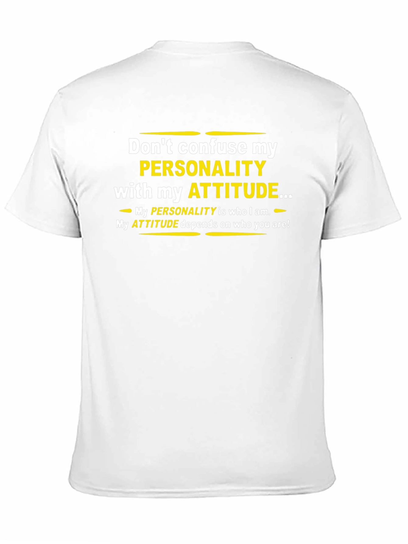Personality vs. Attitude Graphic T-Shirt
