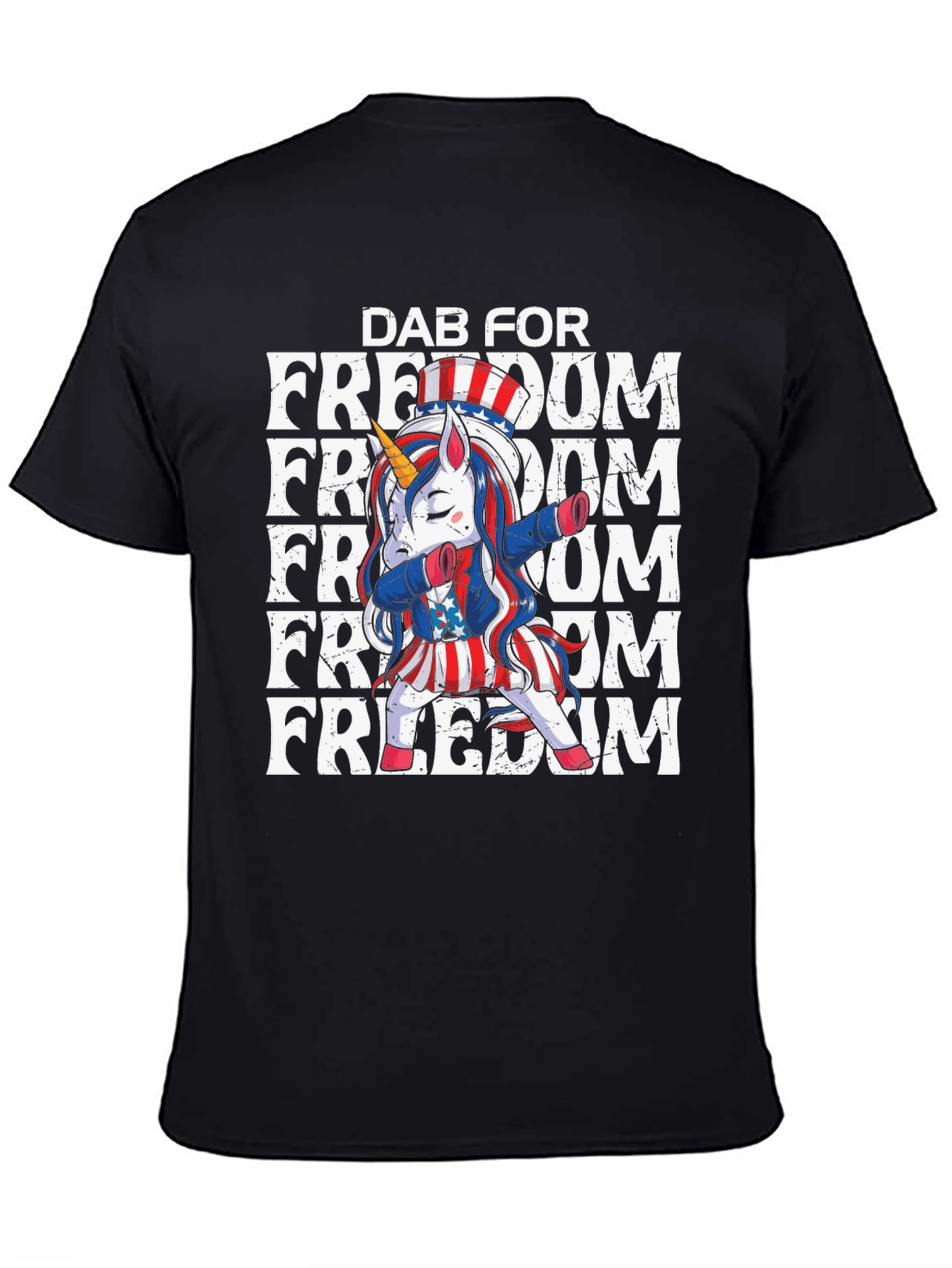 Dab for Freedom Unicorn Tee
