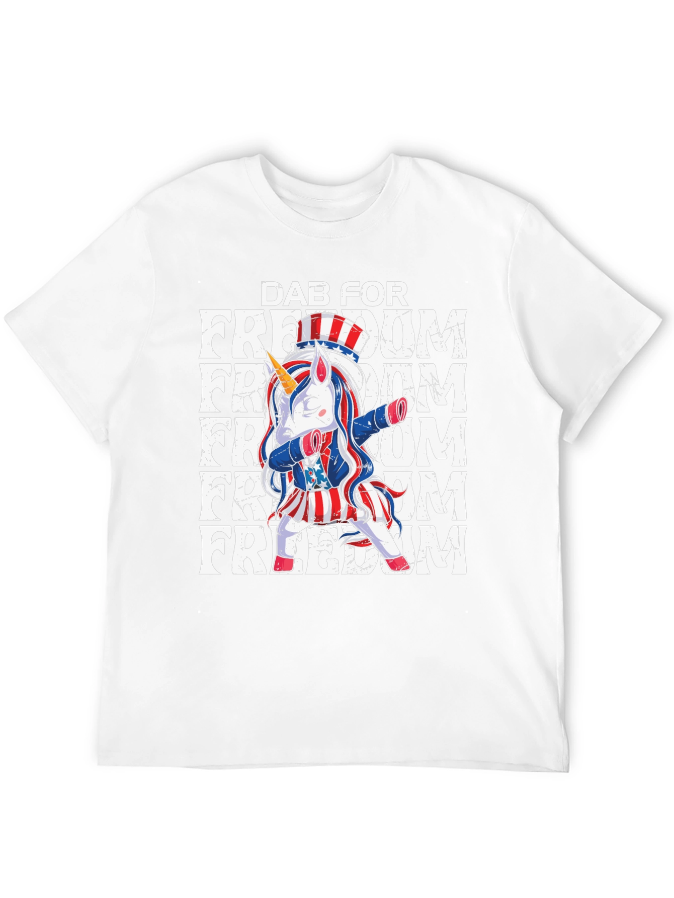 Dab for Freedom Unicorn Tee
