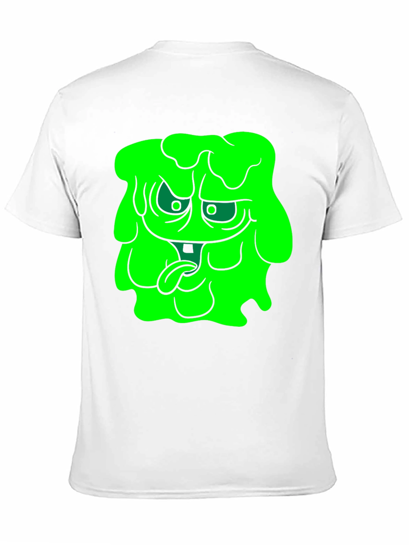 Green Slime Monster Graphic T-Shirt