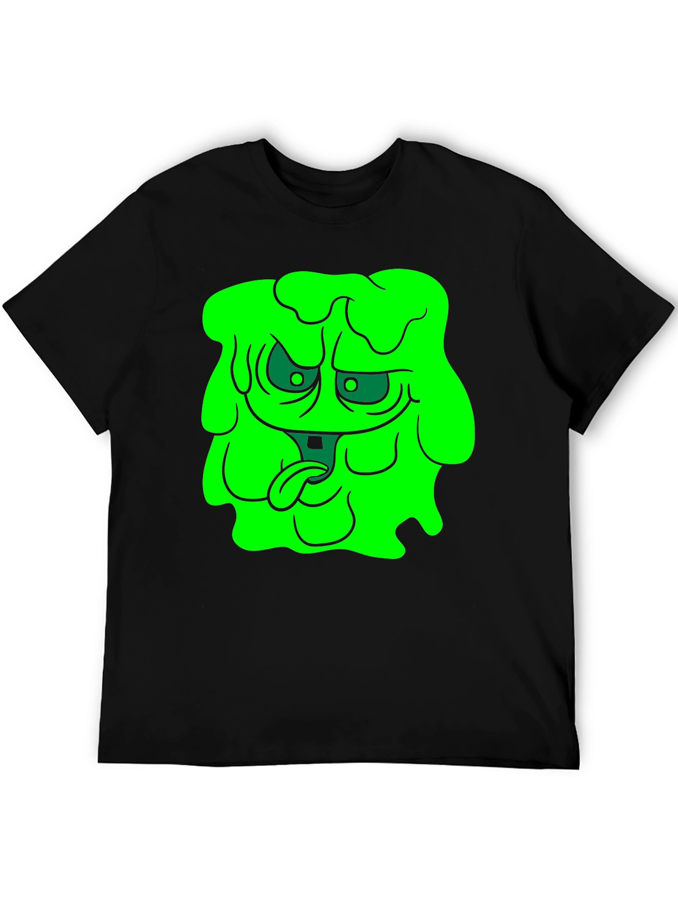 Green Slime Monster Graphic T-Shirt