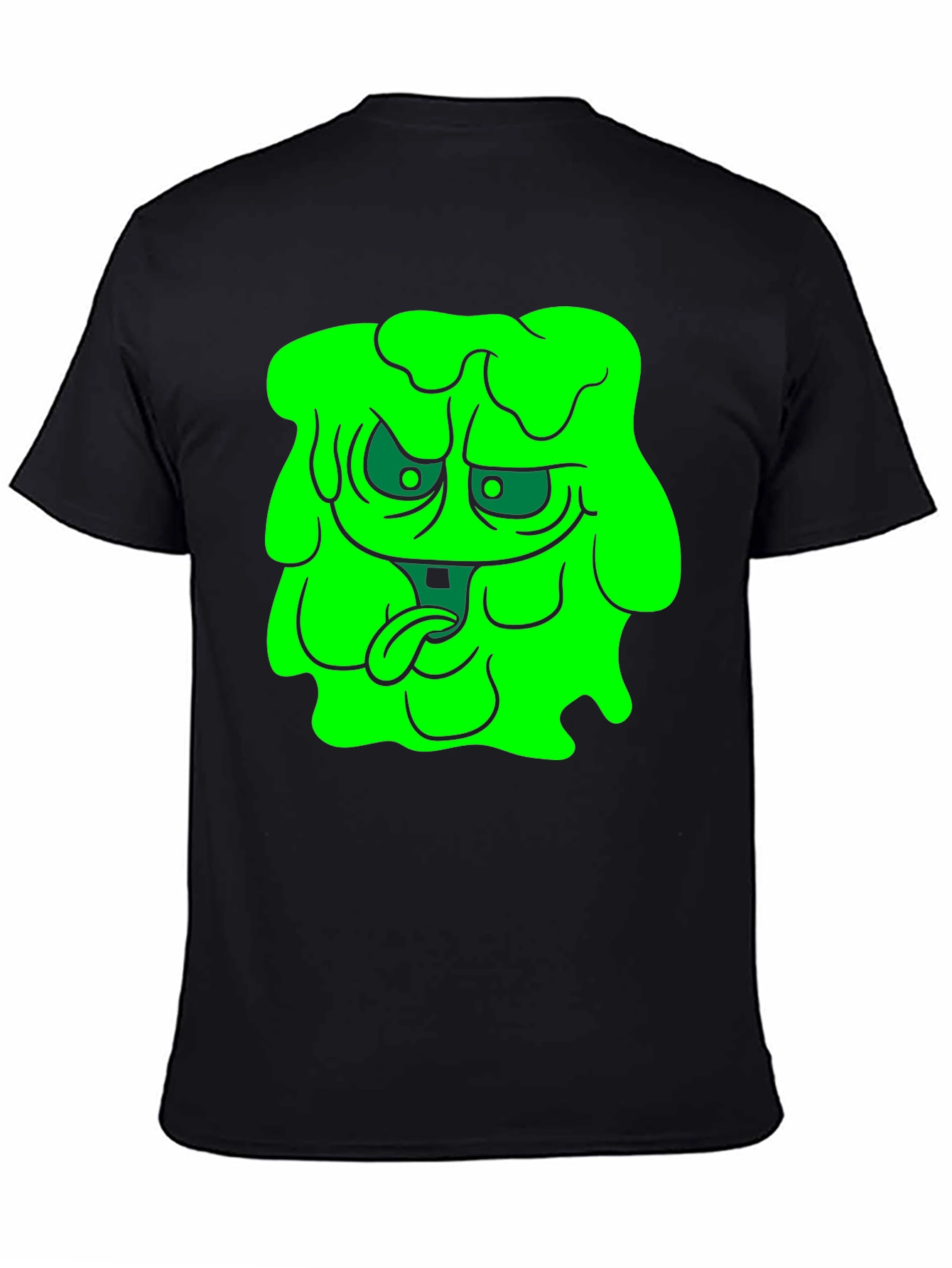 Green Slime Monster Graphic T-Shirt
