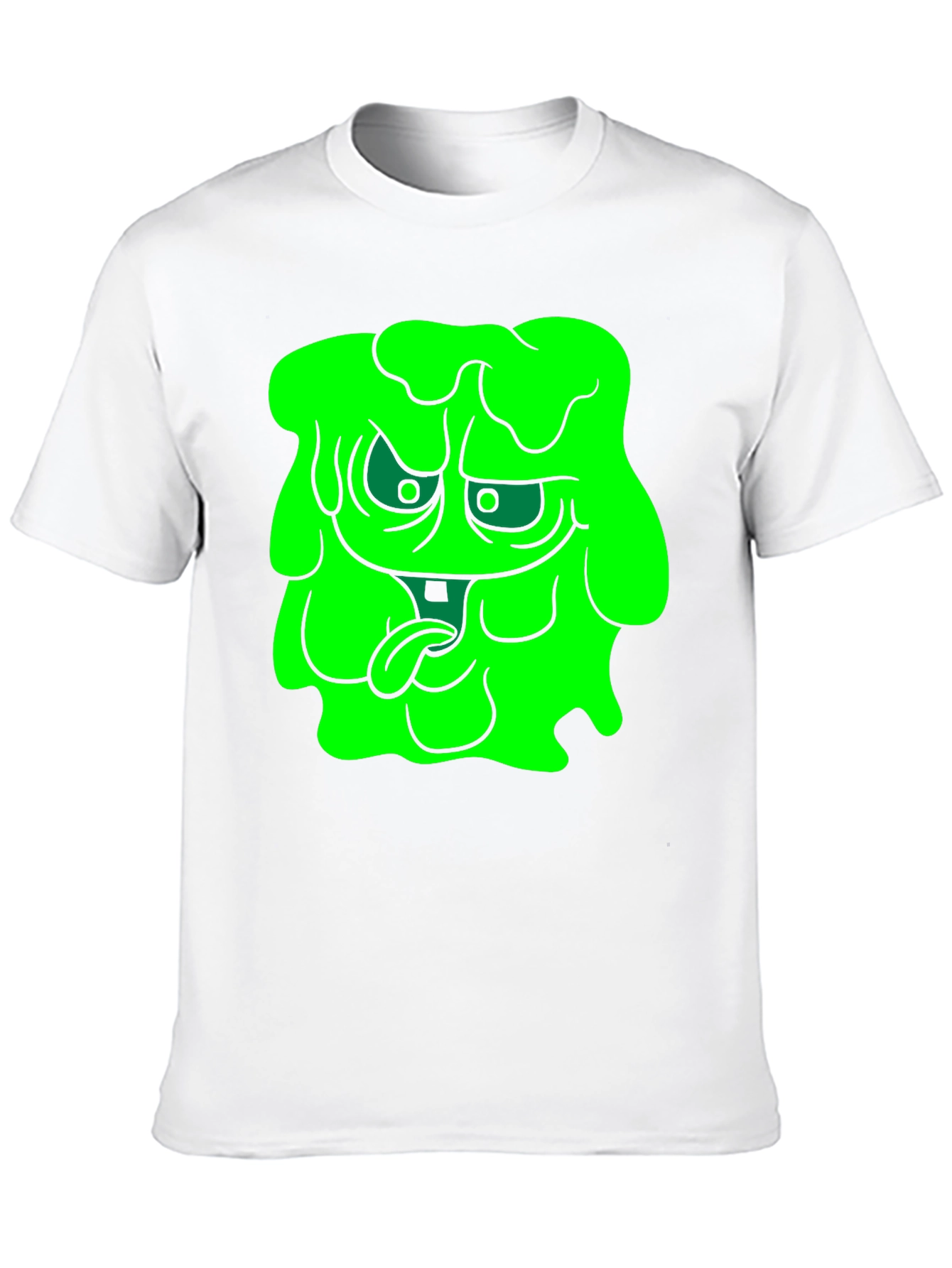 Green Slime Monster Graphic T-Shirt