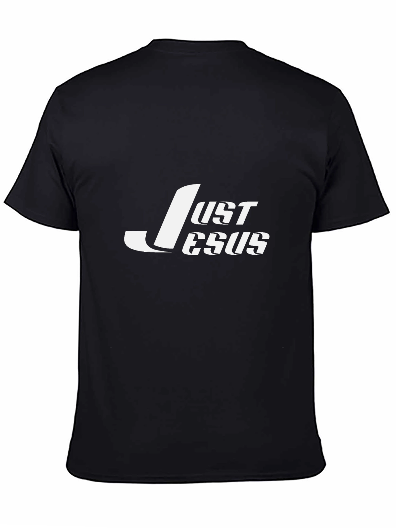 Just Jesus Black Graphic T-Shirt