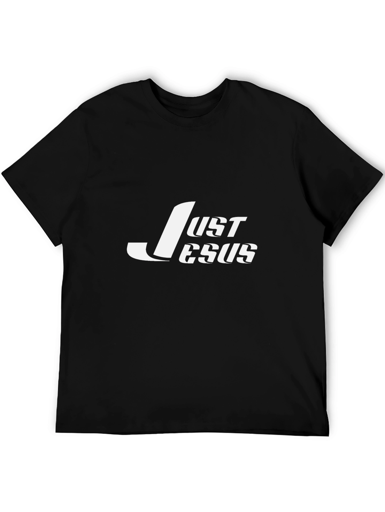 Just Jesus Black Graphic T-Shirt