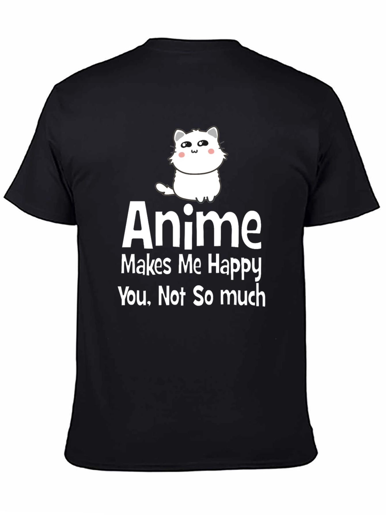 Anime Makes Me Happy Graphic T-Shirt