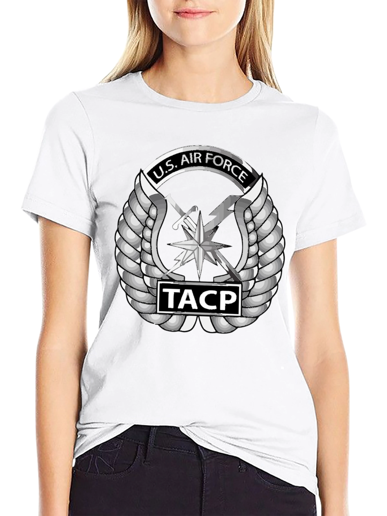 U.S. Air Force TACP Emblem Black T-Shirt