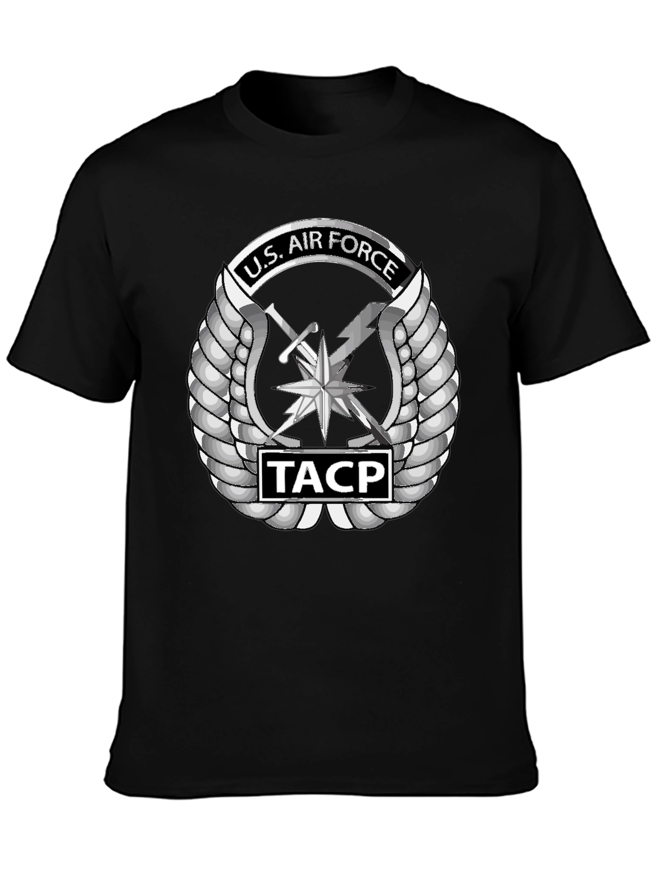 U.S. Air Force TACP Emblem Black T-Shirt