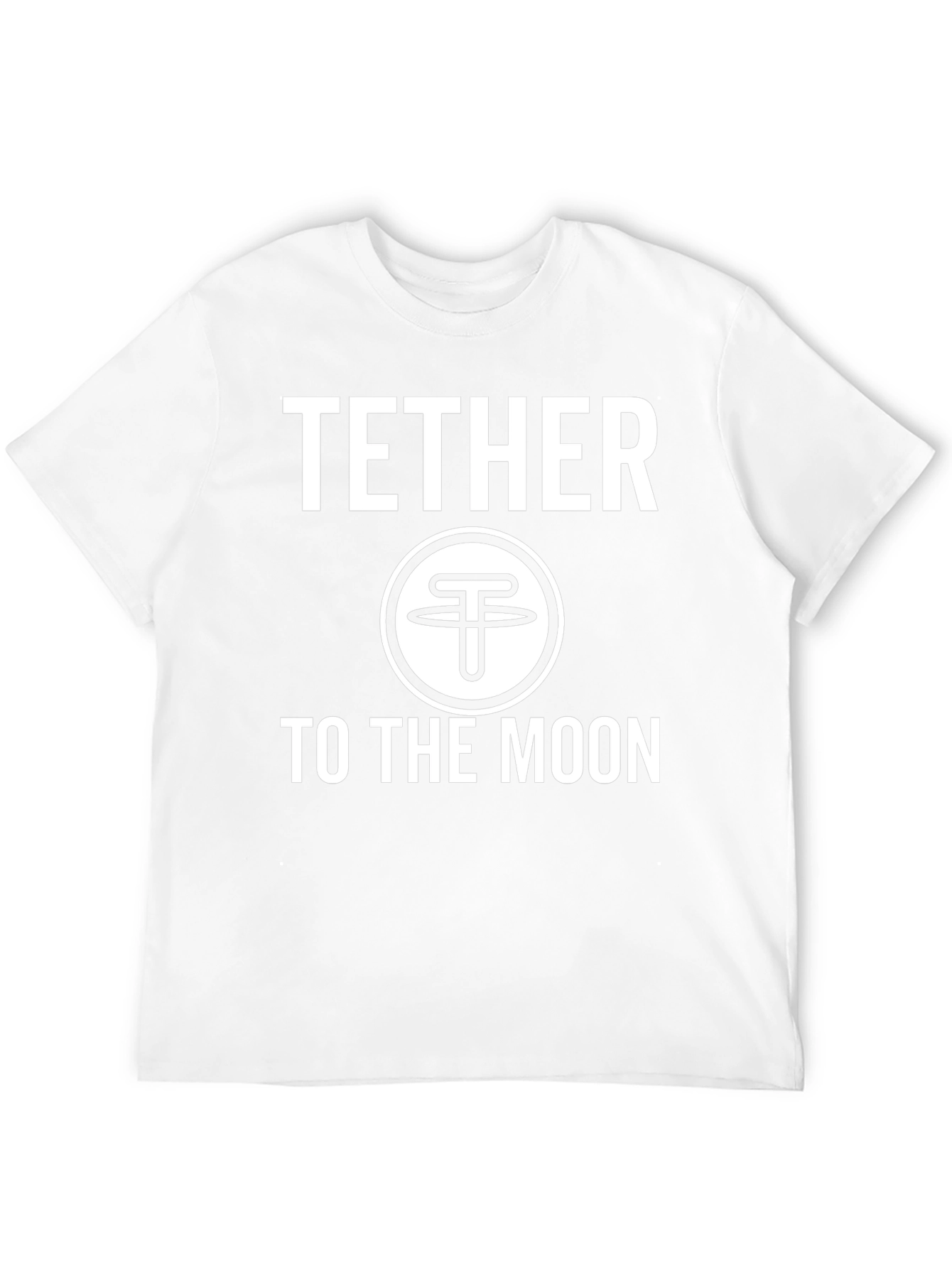 Tether to the Moon Crypto T-Shirt - Black