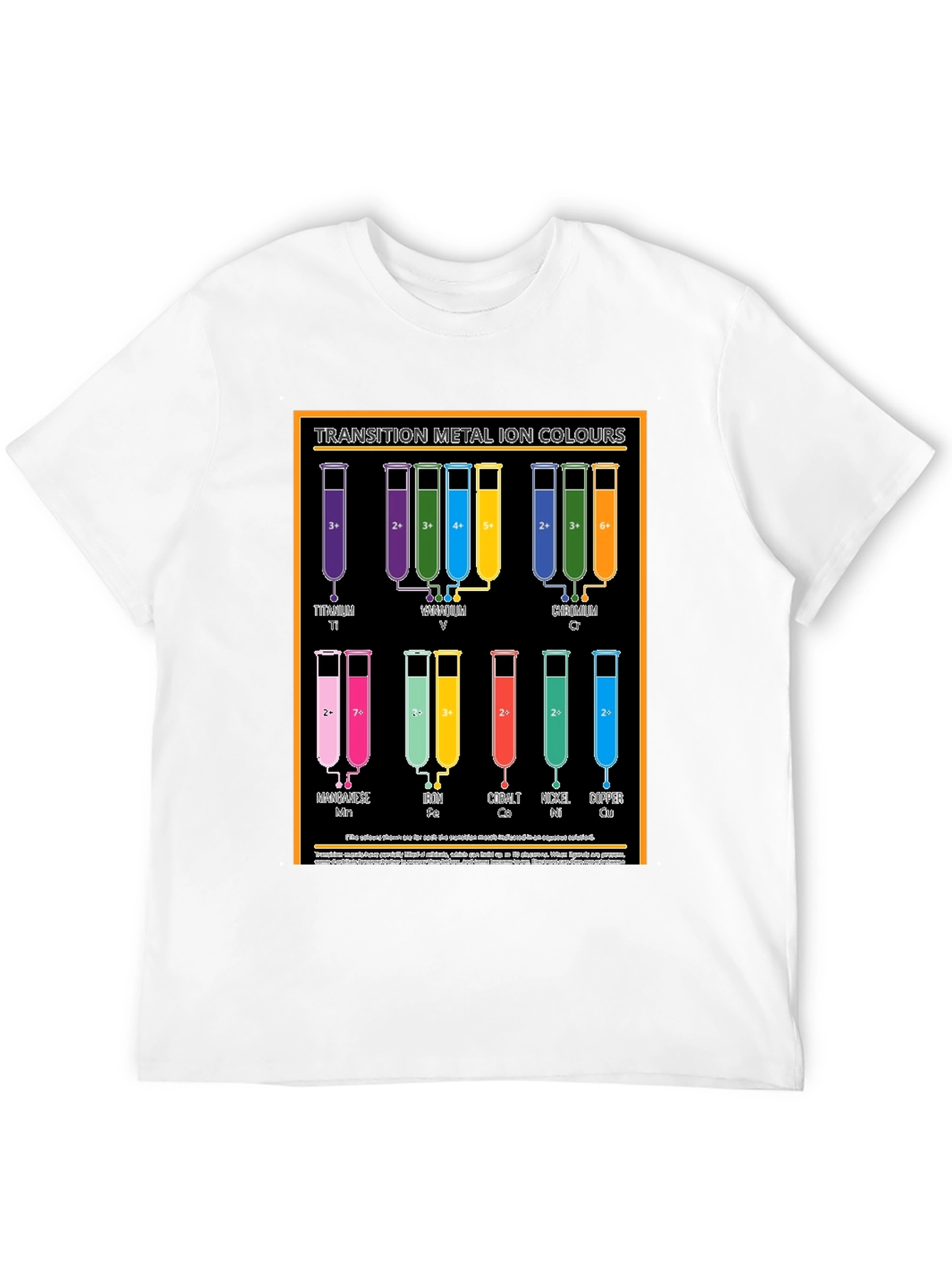Transition Metal Ion Colours Graphic T-Shirt